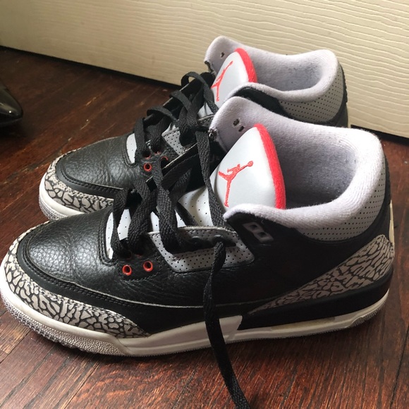 jordan 3 black cement mens